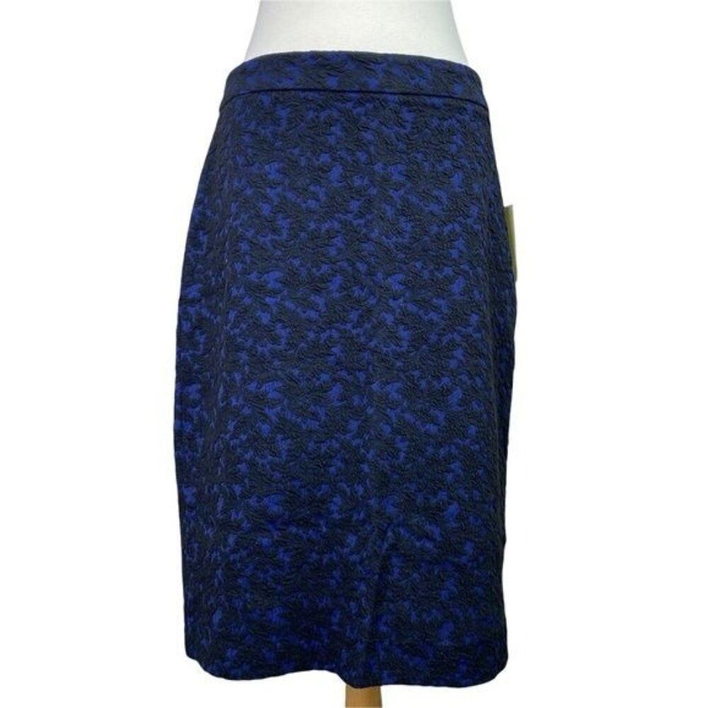 Michael Michael Kors Blue Pencil Skirt Size Medium NEW